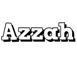 Azzah snowing logo