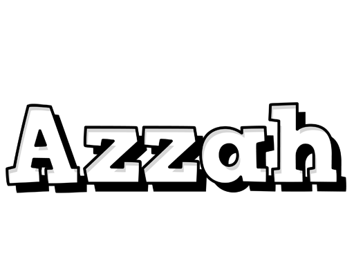 Azzah snowing logo