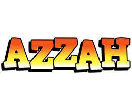 Azzah sunset logo