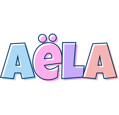 Aëla pastel logo
