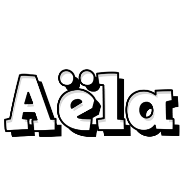 Aëla snowing logo