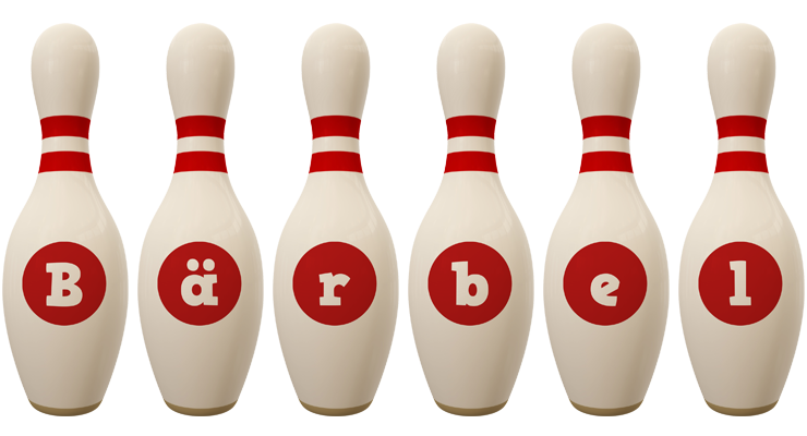 Bärbel bowling-pin logo