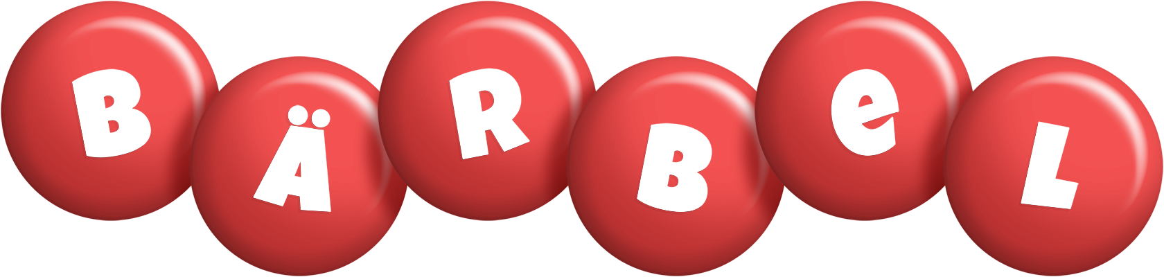 Bärbel candy-red logo