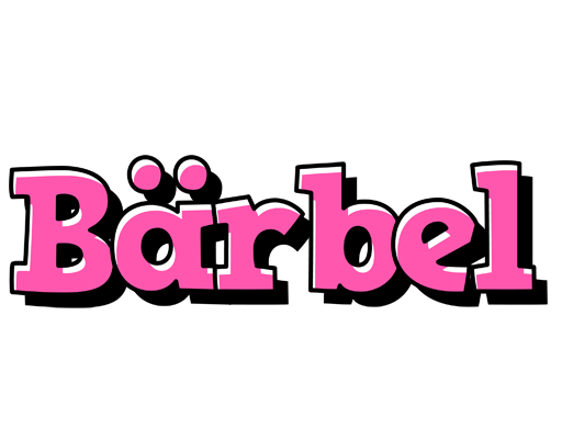 Bärbel girlish logo