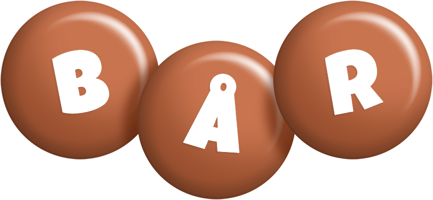 Bår candy-brown logo