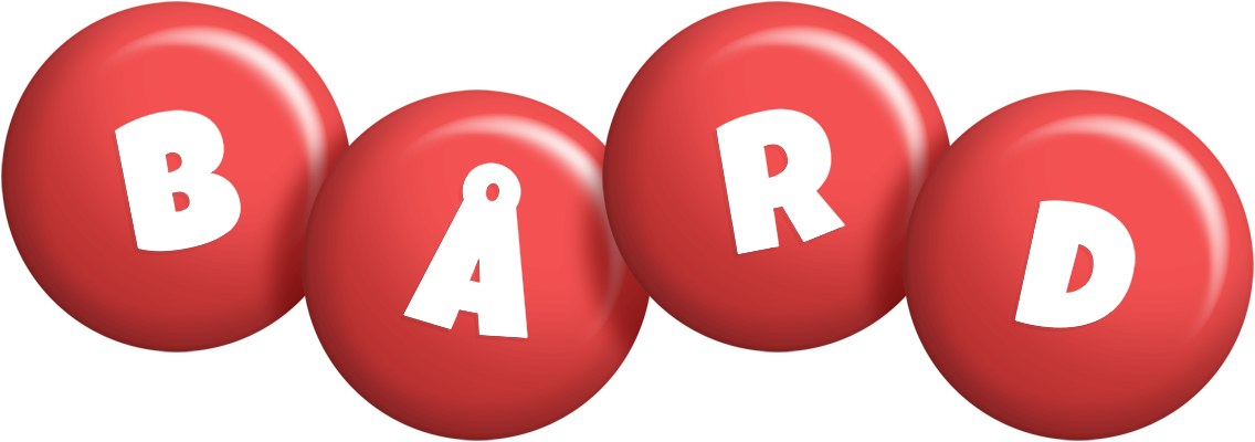 Bård candy-red logo