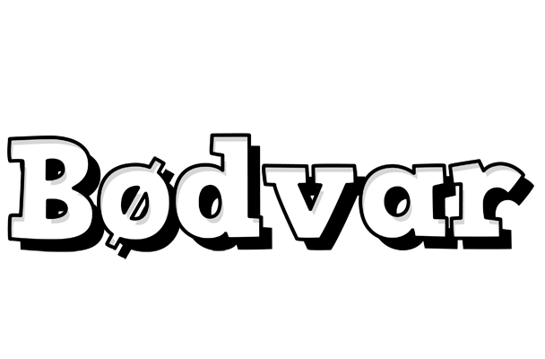 Bødvar snowing logo
