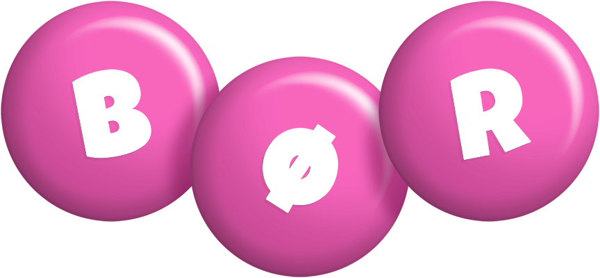 Bør candy-pink logo
