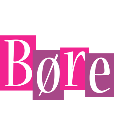 Børe whine logo