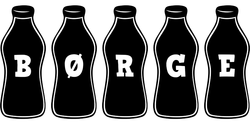 Børge bottle logo