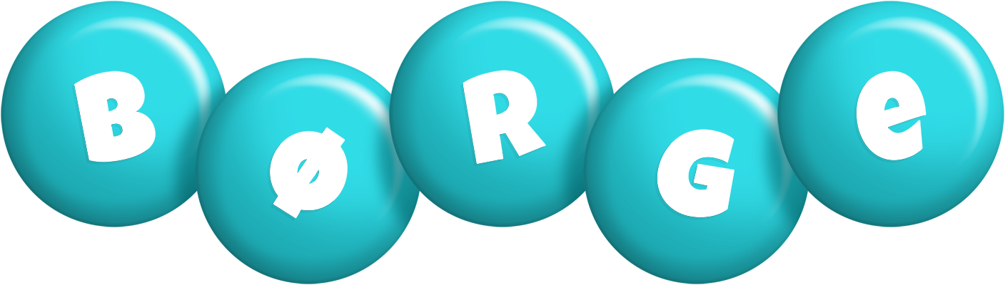 Børge candy-azur logo