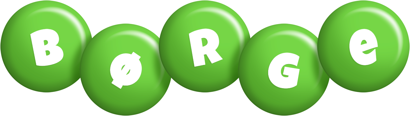 Børge candy-green logo
