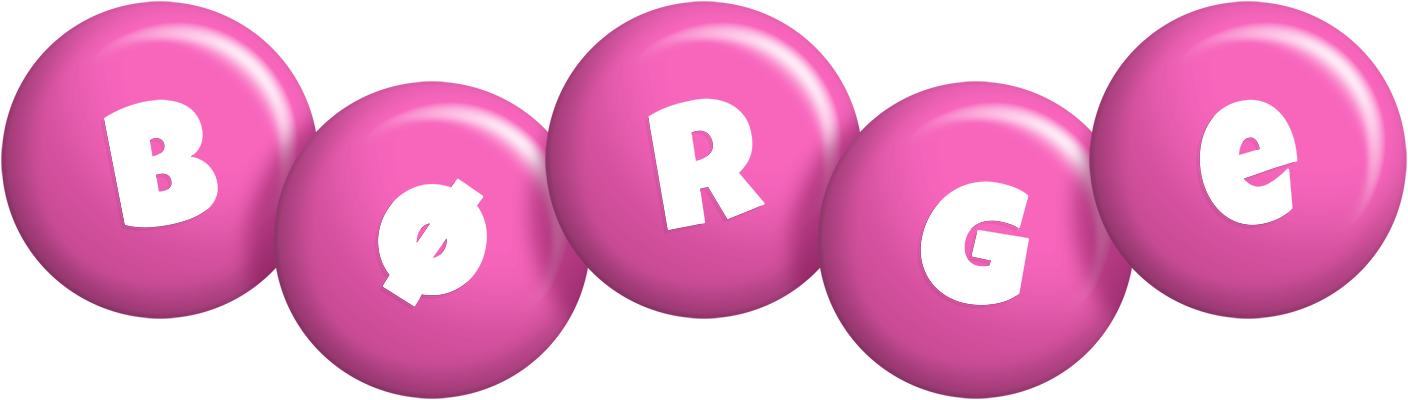 Børge candy-pink logo