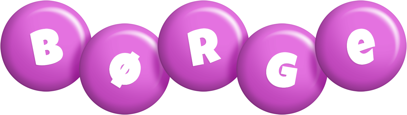 Børge candy-purple logo