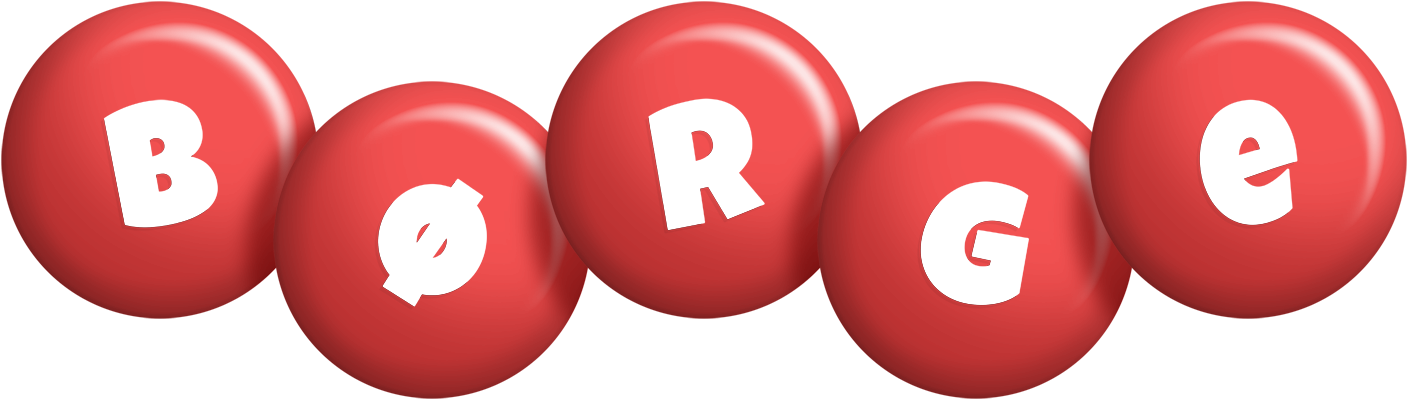 Børge candy-red logo