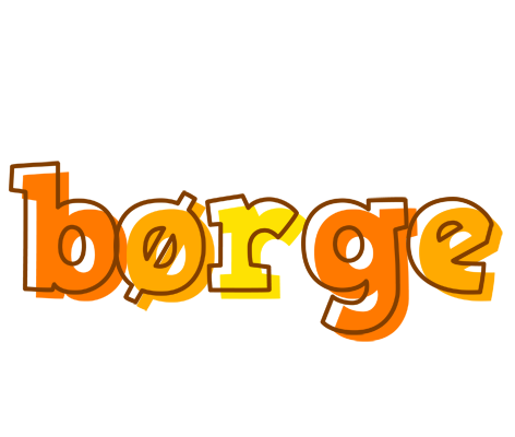 Børge desert logo