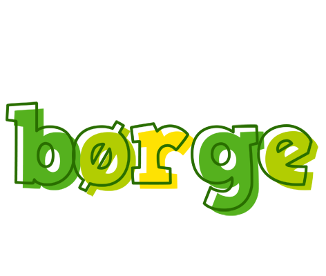 Børge juice logo