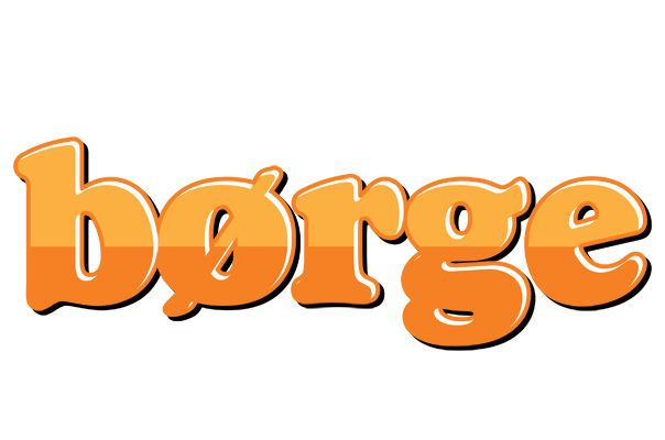 Børge orange logo