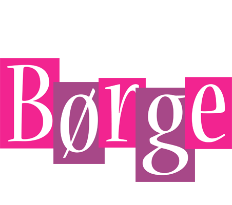 Børge whine logo