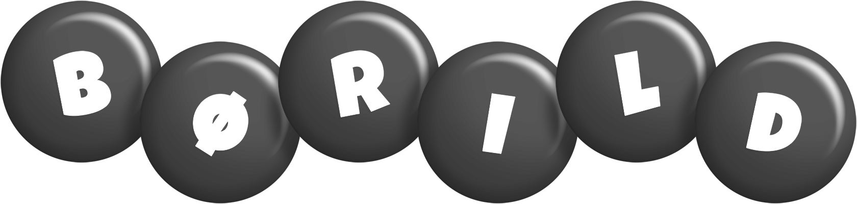 Børild candy-black logo