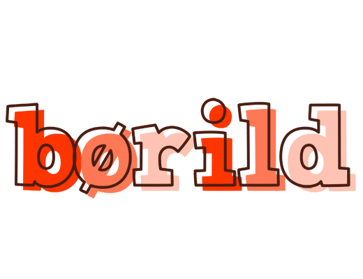 Børild paint logo