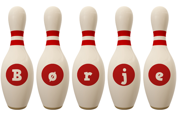 Børje bowling-pin logo