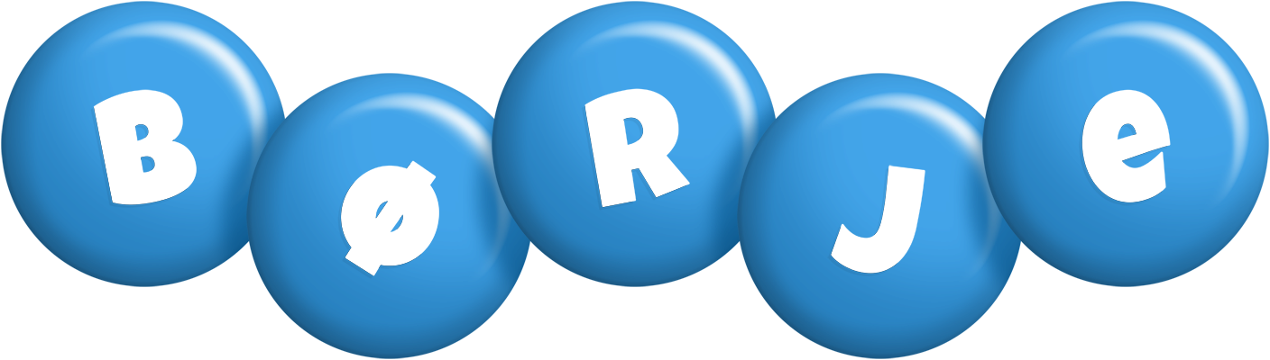 Børje candy-blue logo