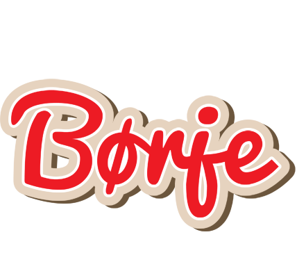 Børje chocolate logo