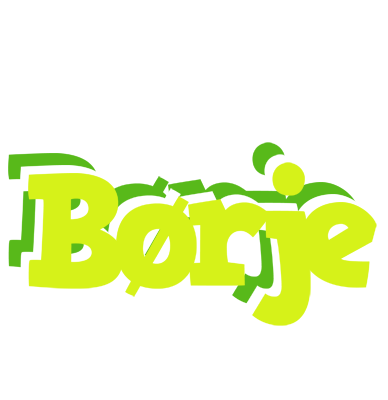 Børje citrus logo