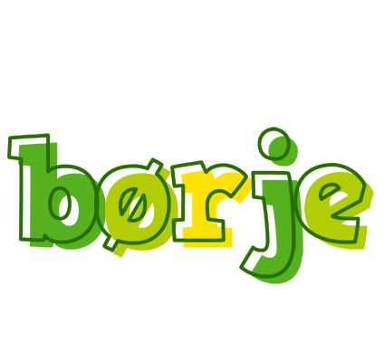 Børje juice logo