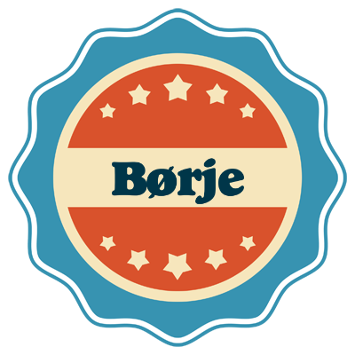 Børje labels logo