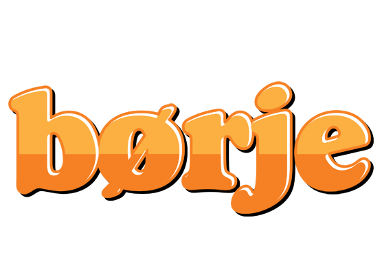 Børje orange logo