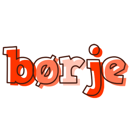 Børje paint logo