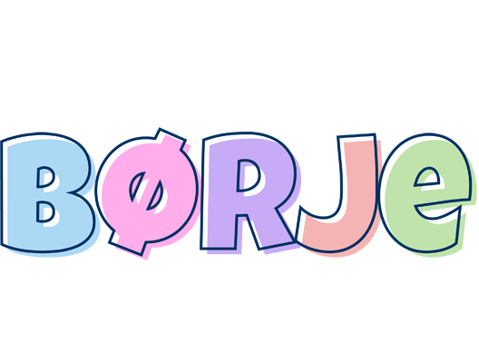 Børje pastel logo