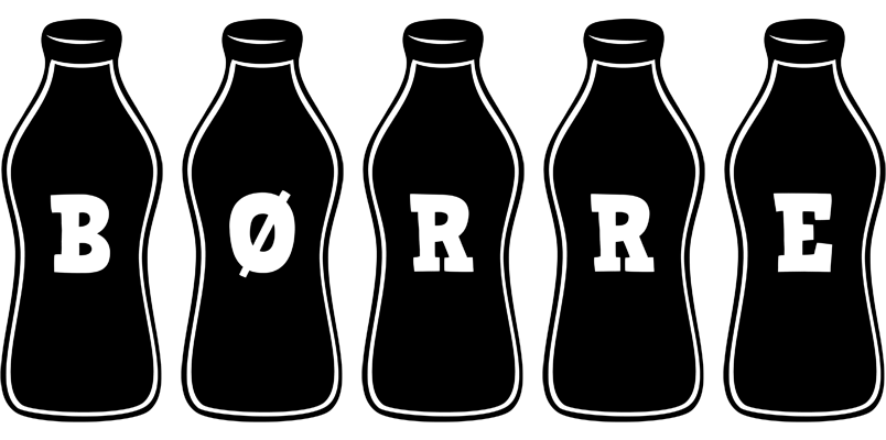 Børre bottle logo