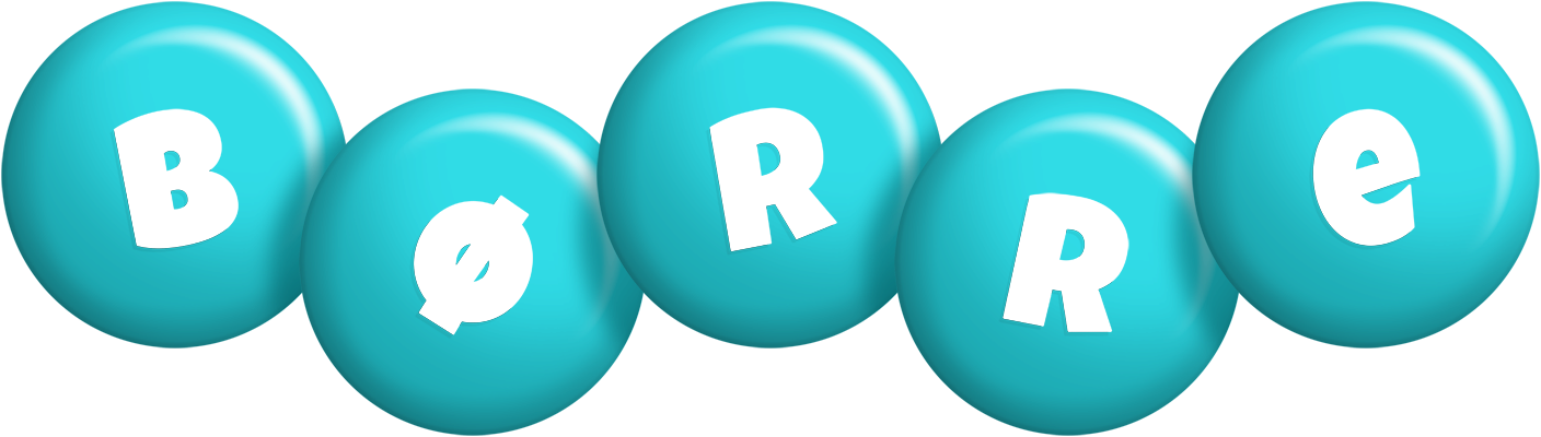 Børre candy-azur logo