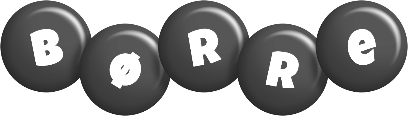 Børre candy-black logo