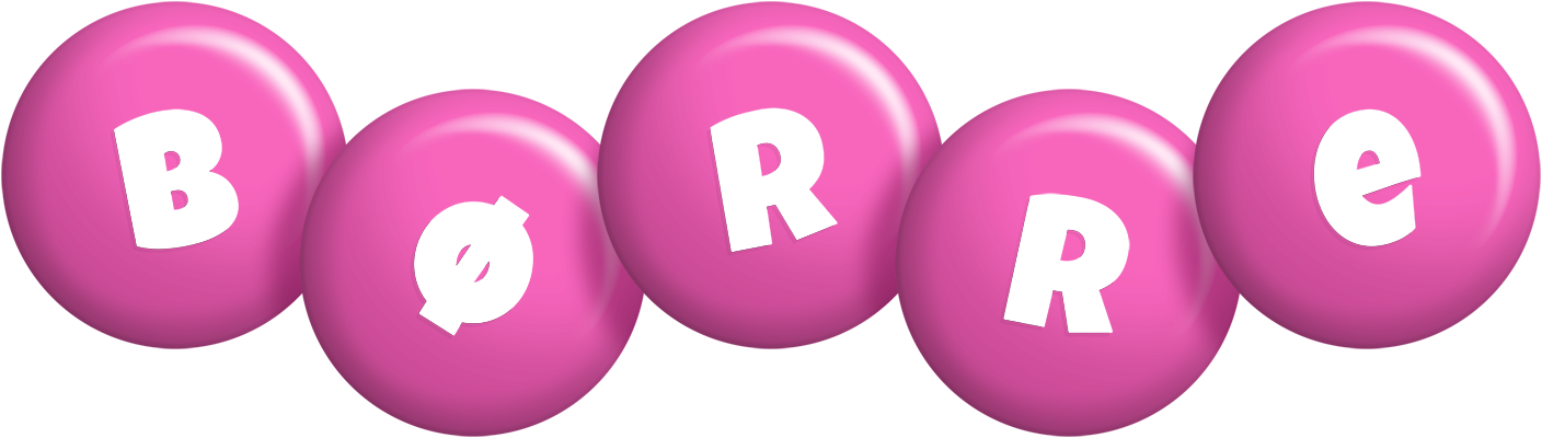 Børre candy-pink logo