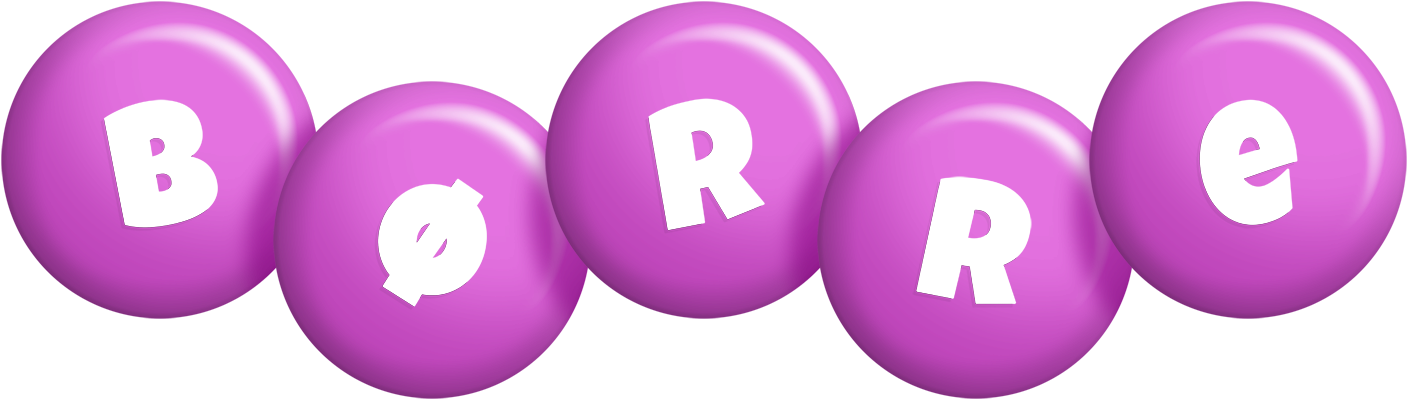 Børre candy-purple logo