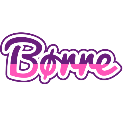 Børre cheerful logo