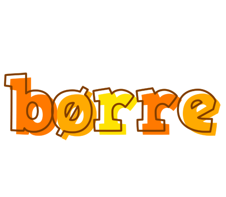 Børre desert logo