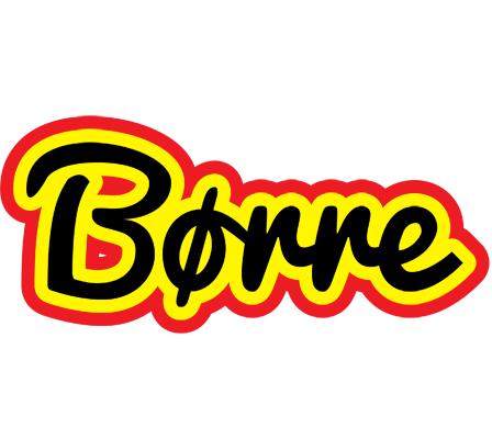 Børre flaming logo