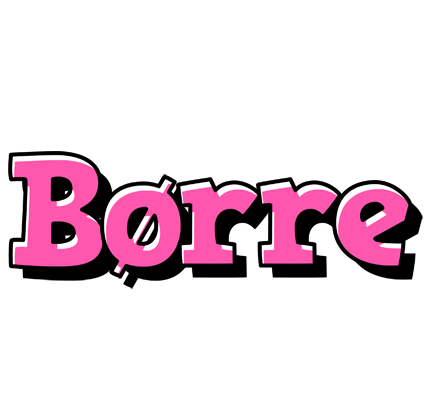 Børre girlish logo