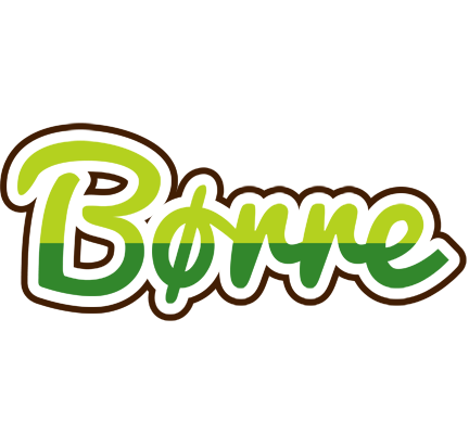Børre golfing logo