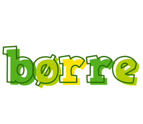 Børre juice logo