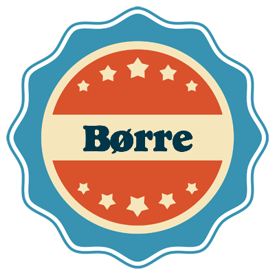 Børre labels logo