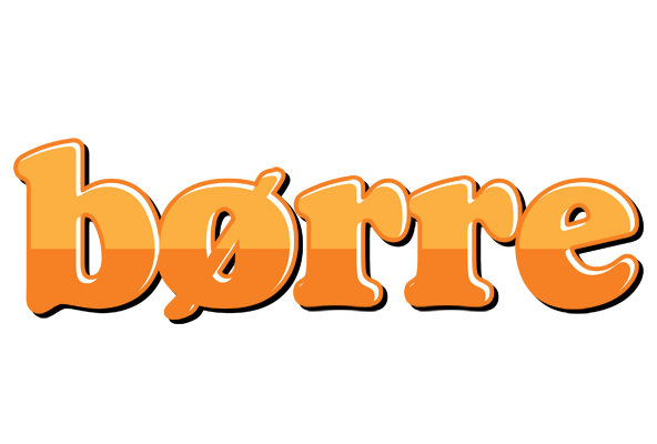 Børre orange logo