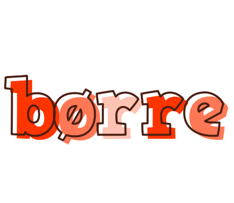 Børre paint logo