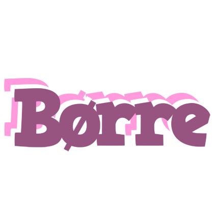 Børre relaxing logo