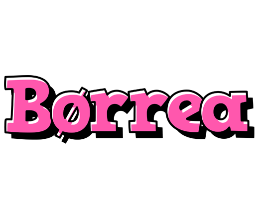 Børrea girlish logo